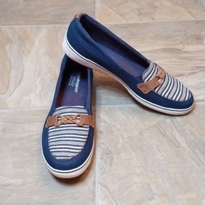 Grasshoppers Ortholite Nautical Slip On Loafers